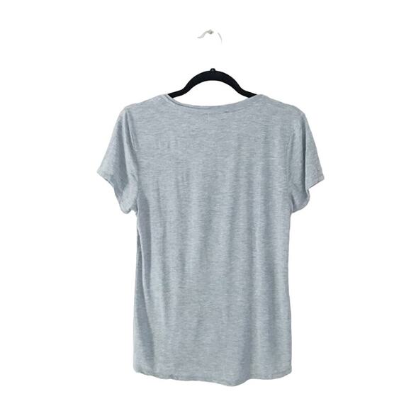 WHBM Heather Gray Manhattan Tee Size Medium - Picture 5 of 6